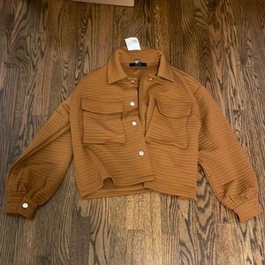NWT!! Brown fall lightweight jacket